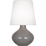 June Table Lamp - Smoky Taupe / Oyster Linen