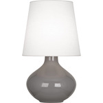 June Table Lamp - Smoky Taupe / Oyster Linen