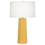 Mason Table Lamp - Sunset Yellow / Oyster Linen