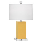 Harvey Accent Lamp - Sunset Yellow / Oyster Linen