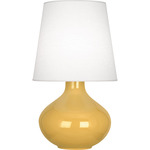June Table Lamp - Sunset Yellow / Oyster Linen