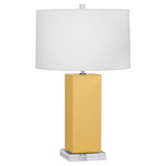 Harvey Table Lamp - Sunset Yellow / Oyster Linen
