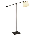 Real Simple Boom Floor Lamp - Snowflake / Dark Bronze