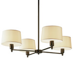 Real Simple Chandelier - Snowflake / Dark Bronze