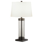 Andre Table Lamp - Deep Patina Bronze / White