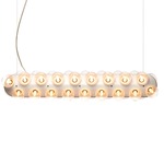 Prop Light Double Horizontal Pendant - White / White