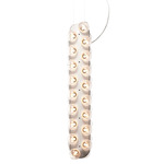 Prop Light Double Vertical Pendant - White / White