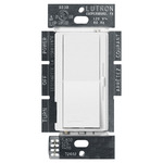 Diva 1000W Single Pole Incandescent Dimmer - Satin Snow