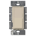 Diva 1000W Single Pole Incandescent Dimmer - Satin Taupe