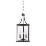 Penrose Foyer Pendant - English Bronze / Clear