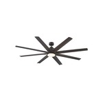 Bluffton Outdoor Ceiling Fan with Light - Oil Rubbed Bronze / Oil Rubbed Bronze