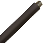 Mini Pendant 9.5IN Extension Rod - Vintage Black w/Warm Brass