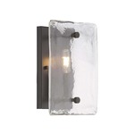 Glenwood Wall Light - English Bronze / Clear Water Piastra