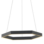 Hex Pendant - Black