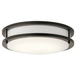 Avon Wall / Ceiling Light - Olde Bronze / White