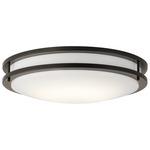 Avon Wall / Ceiling Light - Olde Bronze / White