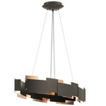 Moderne Oval Pendant - Olde Bronze