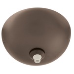 Fast Jack Halogen 4 Inch Dome Canopy - Antique Bronze