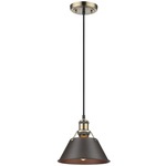 Orwell Pendant - Aged Brass / Rubbed Bronze