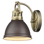 Duncan Wall Light - Aged Brass / Rubbed Bronze