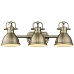 Duncan Bathroom Vanity Light - Aged Brass / Aged Brass