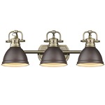 Duncan Bathroom Vanity Light - Aged Brass / Rubbed Bronze