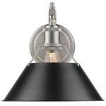 Orwell Wall Light - Pewter / Black