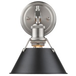 Orwell Wall Sconce - Pewter / Black