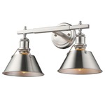 Orwell Bathroom Vanity Light - Pewter / Pewter