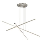 Essence Trio Linear Chandelier - Satin Nickel