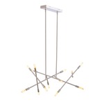 Line Wave 2 Linear Suspension - Satin Nickel