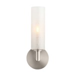 Vetra Wall Light - Satin Nickel / White