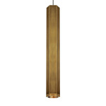 Blok Monorail Pendant - Aged Brass / Aged Brass