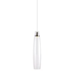 Coda Pendant - Satin Nickel / Clear