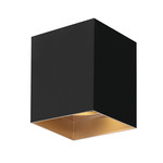 Exo Ceiling Light - Matte Black / Gold Haze