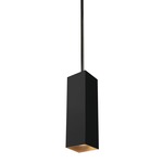 Exo 18 Inch Pendant - Matte Black / Gold Haze