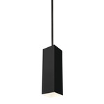 Exo 18 Inch Pendant - Matte Black / White