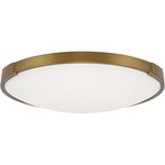 Lance Ceiling / Wall Light - Aged Brass / Frosted