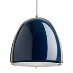 Paravo Pendant - Blue / Satin Nickel