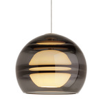 Sedona Monorail Pendant - Satin Nickel / Smoke