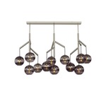 Sedona Chandelier - Satin Nickel / Smoke
