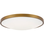 Vance Wall / Ceiling Light - Aged Brass / Frosted