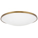 Vance Ceiling Light - Aged Brass / Frost Glass