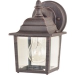 Builder 1025 Outdoor Wall Light - Rust Patina / Clear