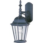 Westlake 1004 Outdoor Wall Light - Black / Clear