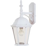 Westlake 1004 Outdoor Wall Light - White / Clear