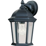 Builder 1024 Outdoor Wall Light - Black / Clear