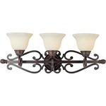 Manor Bathroom Vanity Light - Oil Rubbed Bronze / Frosted Ivory