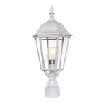 Westlake Outdoor Post Light - White / Clear