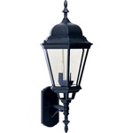 Westlake 1006 Outdoor Wall Light - Black / Clear